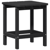 Hage lounge møbler 3 pcs Svart 38 x 38 x 46cm Plast