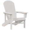 Hage lounge møbler 2 pcs Hvit 74 x 82 x 90cm Polyethylen
