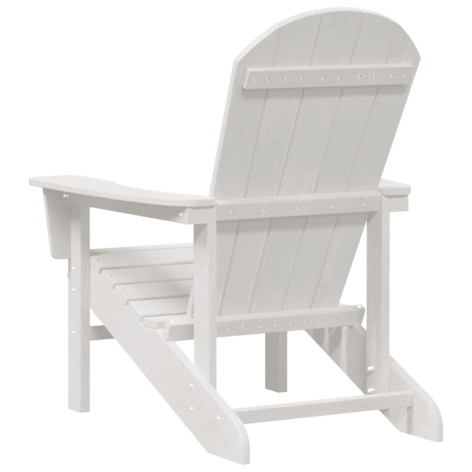 Hage lounge møbler 2 pcs Hvit 74 x 82 x 90cm Polyethylen