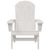 Hage lounge møbler 2 pcs Hvit 74 x 82 x 90cm Polyethylen