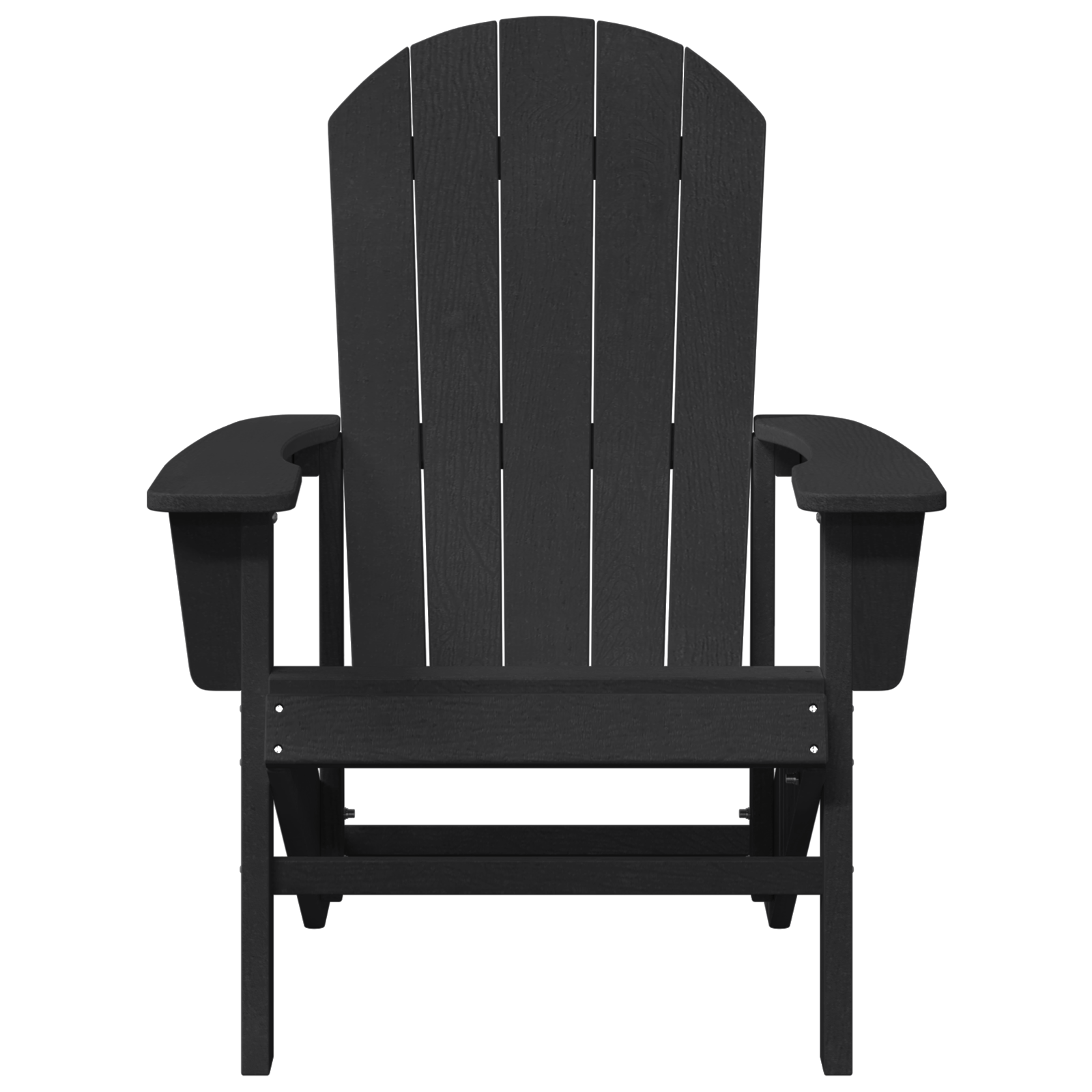 Hage lounge møbler 2 pcs Svart 74 x 82 x 90cm Polyethylen