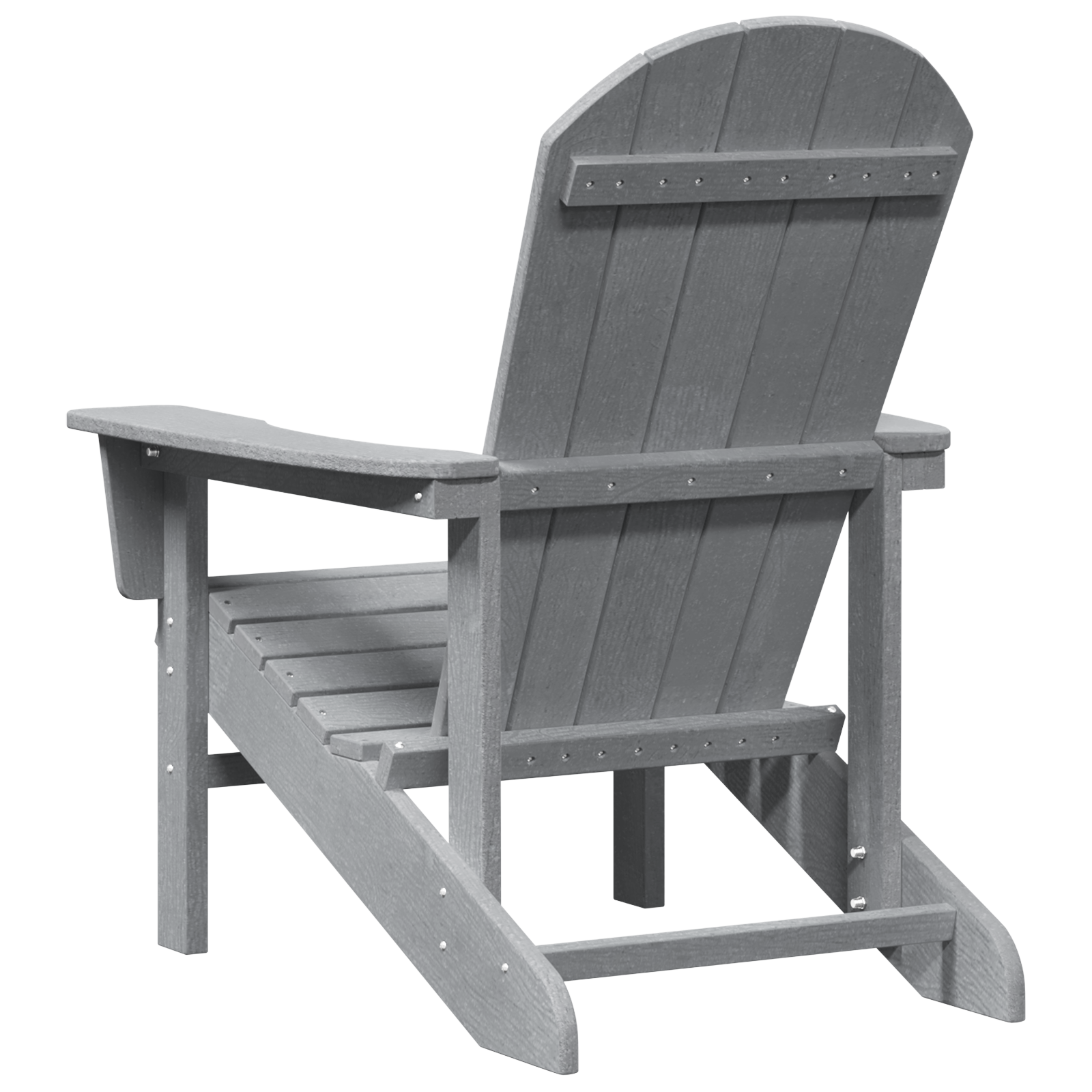 Hage lounge møbler 2 pcs Lysegrå 74 x 82 x 90cm Polyethylen
