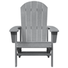 Hage lounge møbler 2 pcs Lysegrå 74 x 82 x 90cm Polyethylen