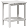 Hage lounge møbler 3 pcs Hvit 38 x 38 x 46cm Polyethylen