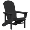 Hage lounge møbler 3 pcs Svart 38 x 38 x 46cm Polyethylen