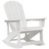 Adirondack Gyngestoler 2 pcs Hvit HDPE