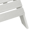 Hage lounge møbler 2 pcs Hvit 74 x 82 x 90cm Plast