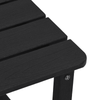 Hage lounge møbler 3 pcs Svart 38 x 38 x 46cm Plast