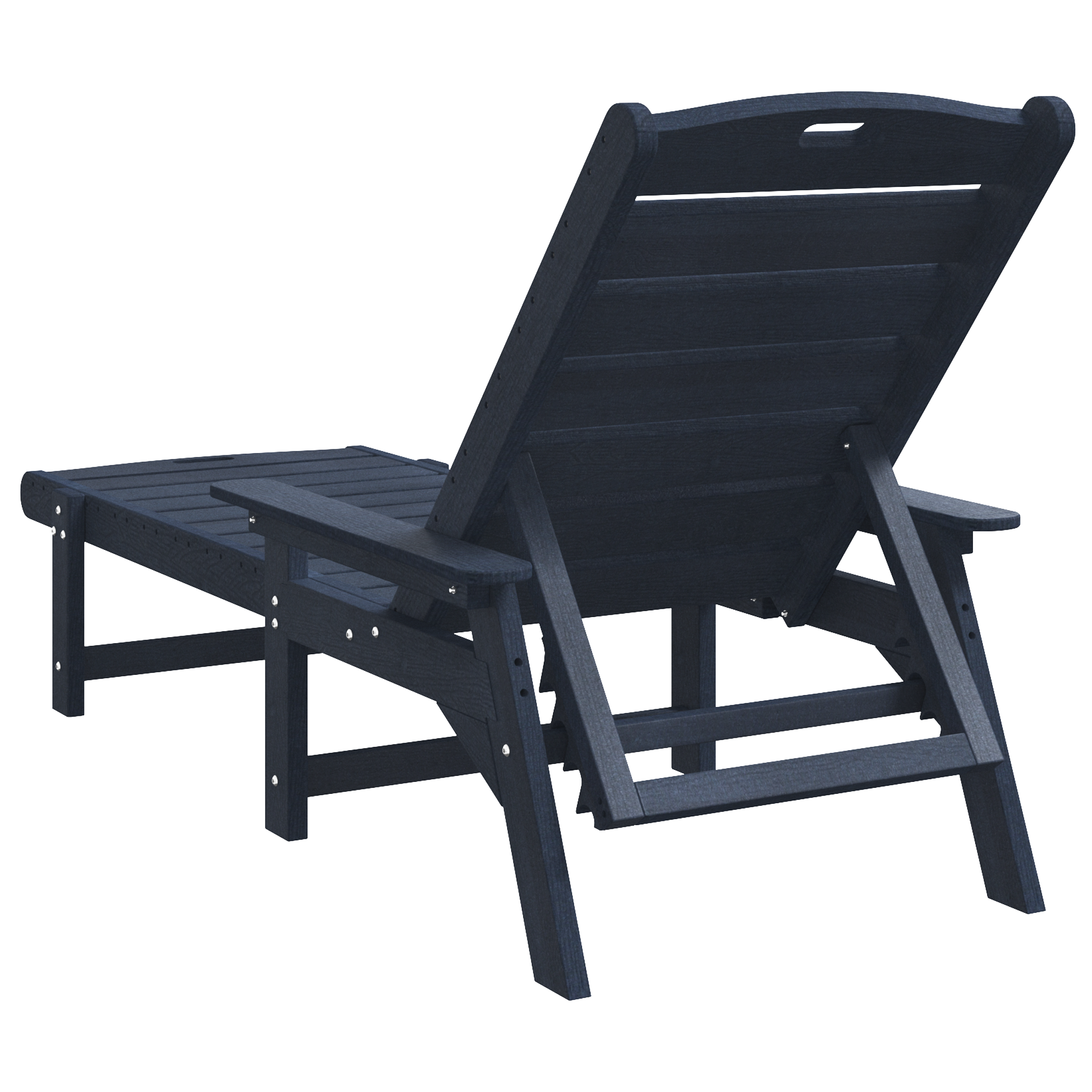 Hage lounge møbler 2 pcs Havblå 53 x 195.5 x 30cm Polyethylen