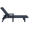 Hage lounge møbler 2 pcs Havblå 53 x 195.5 x 30cm Polyethylen