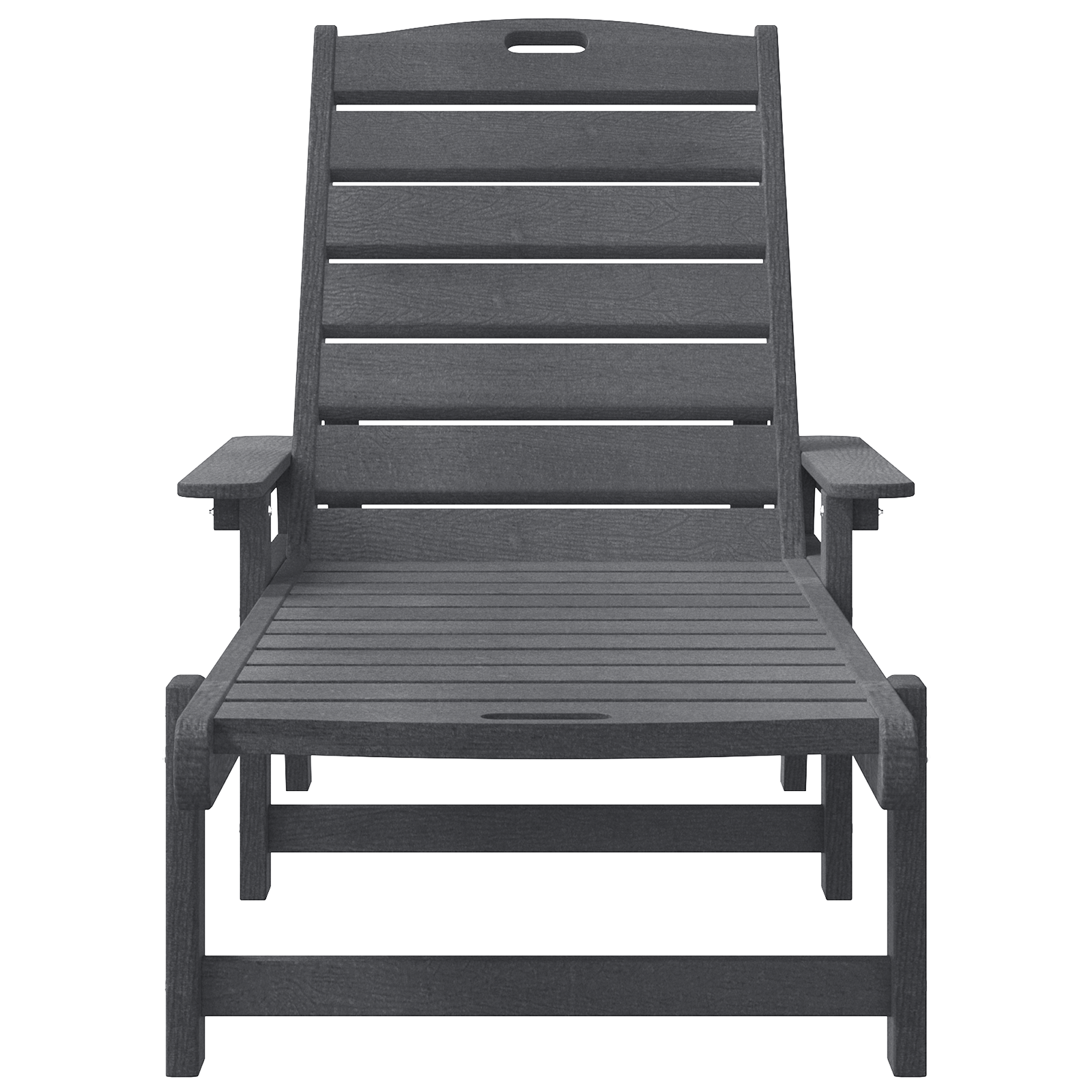 Hage lounge møbler 2 pcs Lysegrå 53 x 195.5 x 30cm Polyethylen