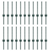 Gjerdepunkter Manual 22 pcs grønn Stål