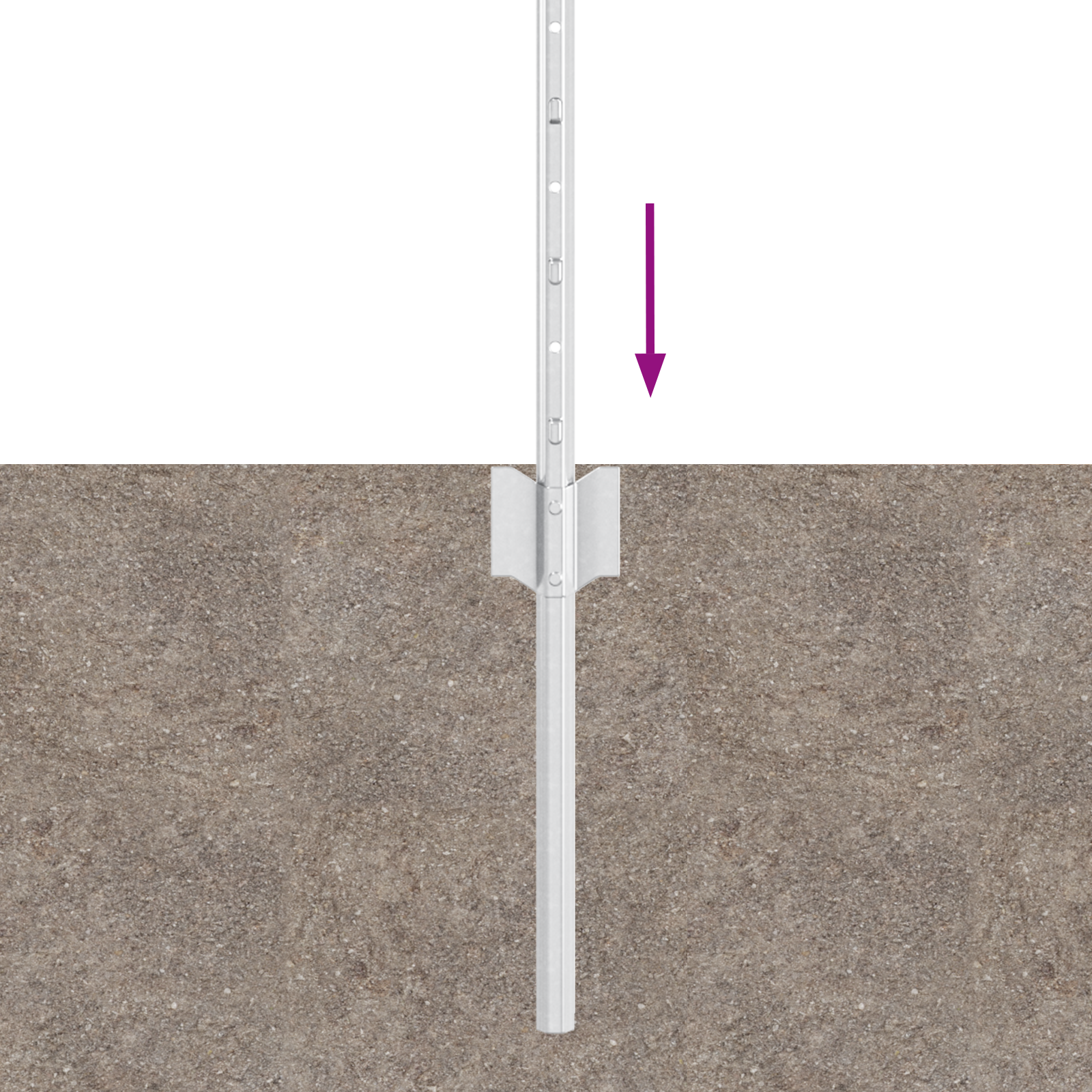 Gjerdepunkter 22 pcs sølv 120 cm Stål