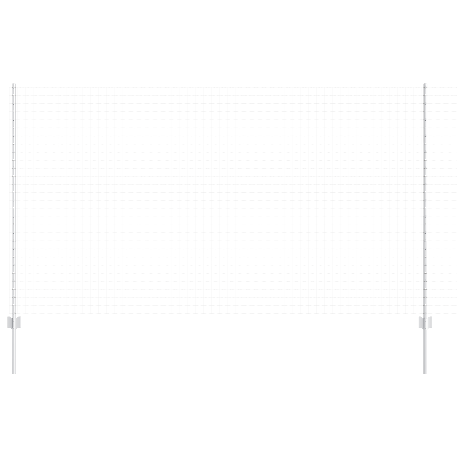 Gjerdepunkter 88 pcs sølv 200 cm Stål