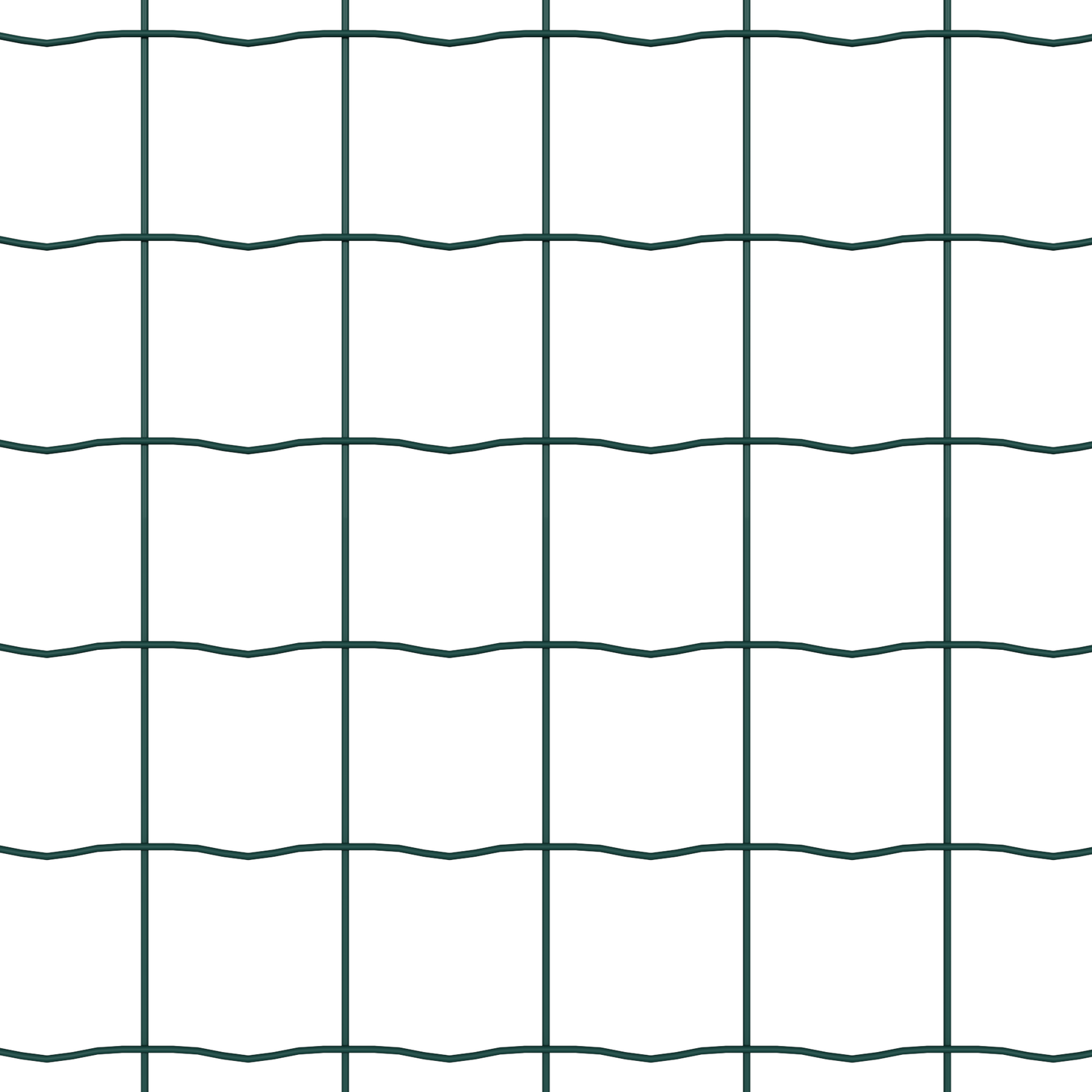Euro gjerdet med stolpe 10 x 1,4 m PVC-belagt stål Grønn Mesh