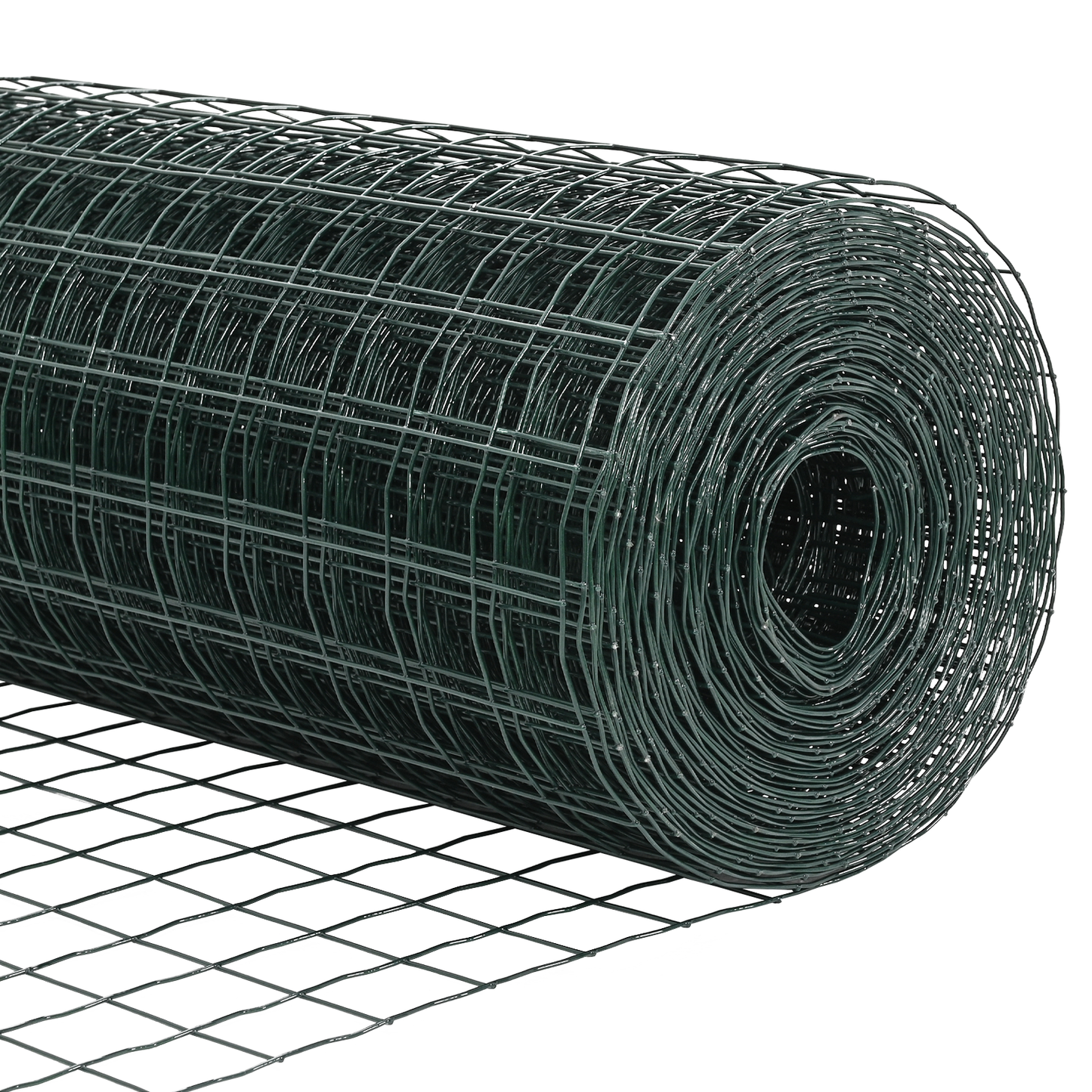 Euro gjerdet med stolpe 10 x 1,4 m PVC-belagt stål Grønn Mesh