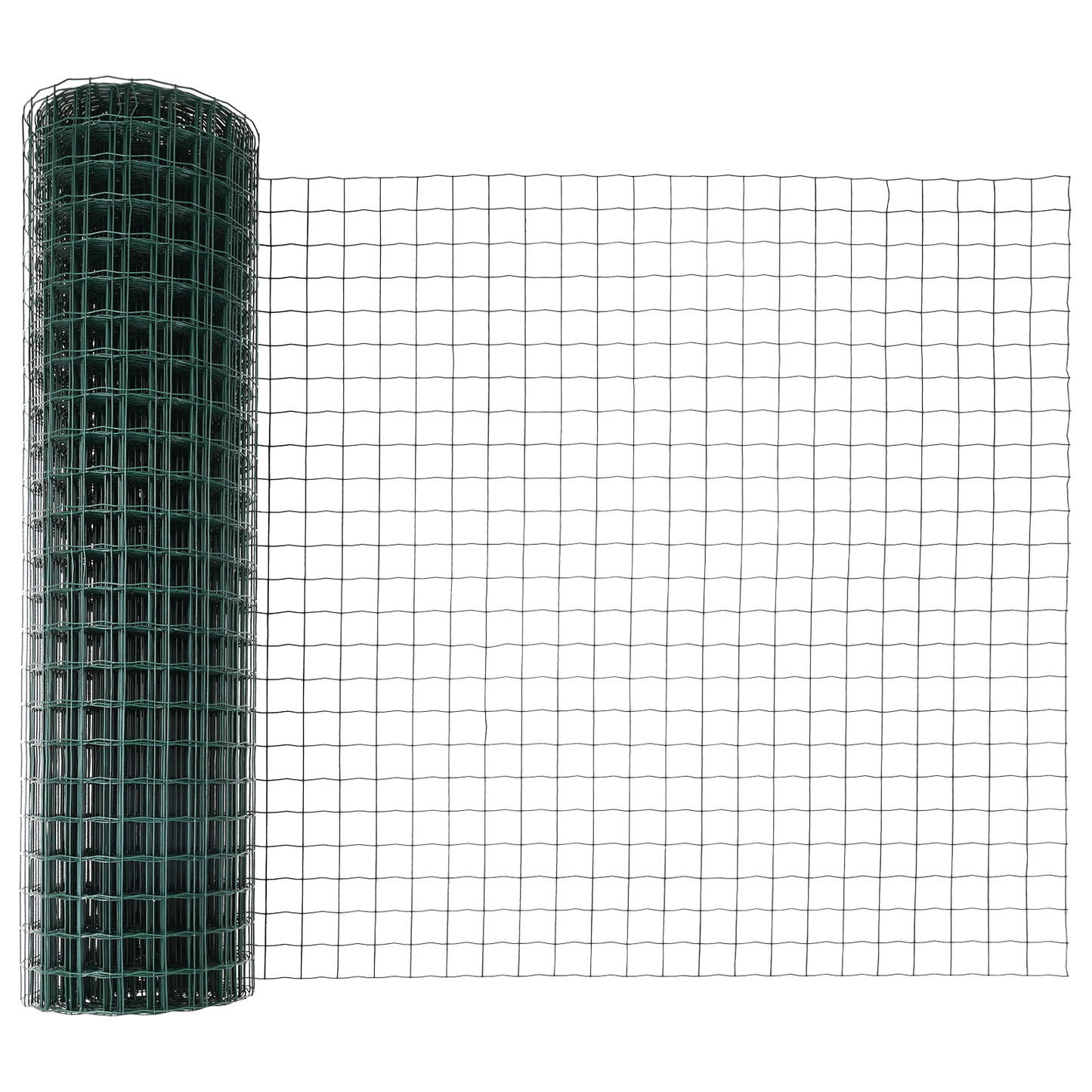 Euro gjerdet med stolpe 10 x 1,4 m PVC-belagt stål Grønn Mesh