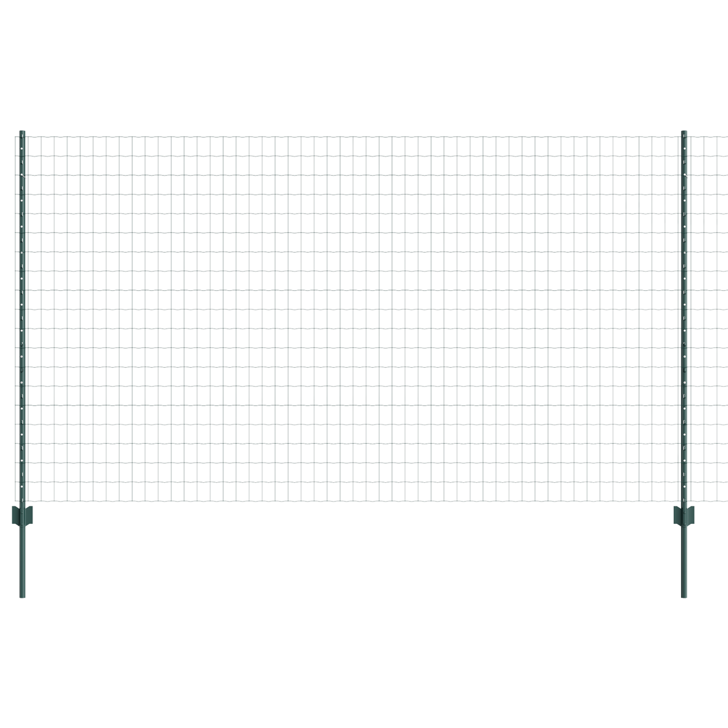 Euro gjerdet med stolpe 10 x 1,4 m PVC-belagt stål Grønn Mesh
