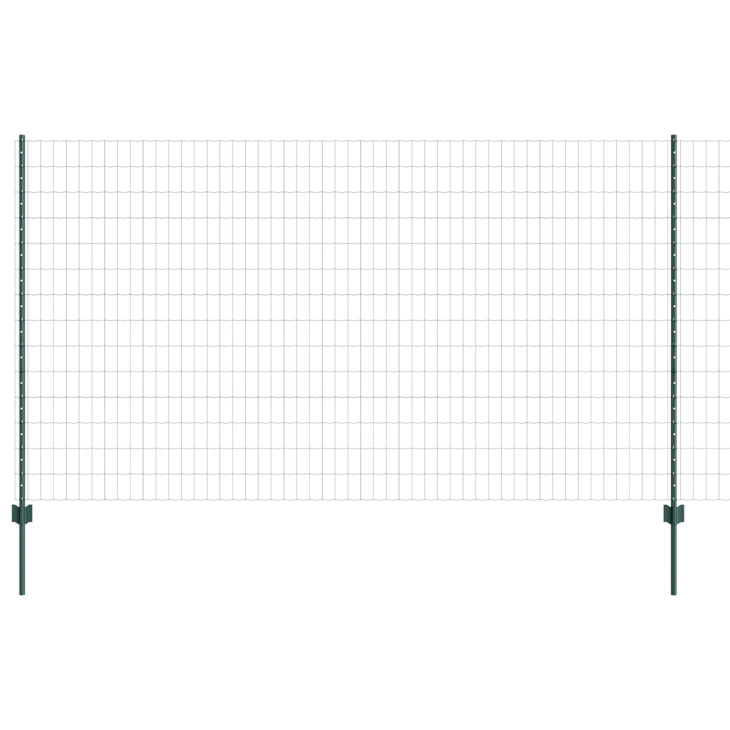 Euro gjerdet med stolpe 10 x 1,4 m PVC-belagt stål Grønn Mesh