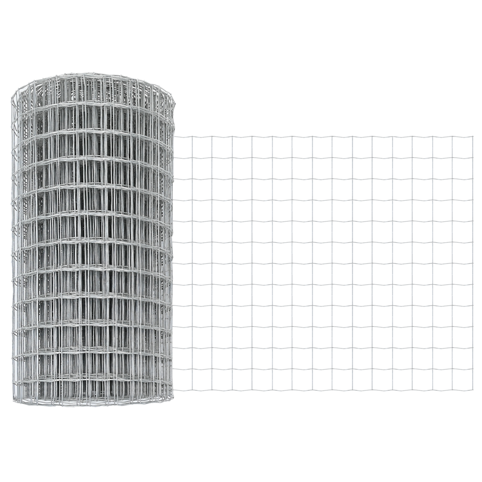 Gjerde med innlegg. sølv 0.8 x 10 m Stål