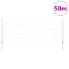 Gjerde med innlegg. sølv 0.8 x 50 m Stål