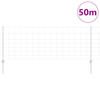 Gjerde med innlegg. sølv 0.8 x 50 m Stål