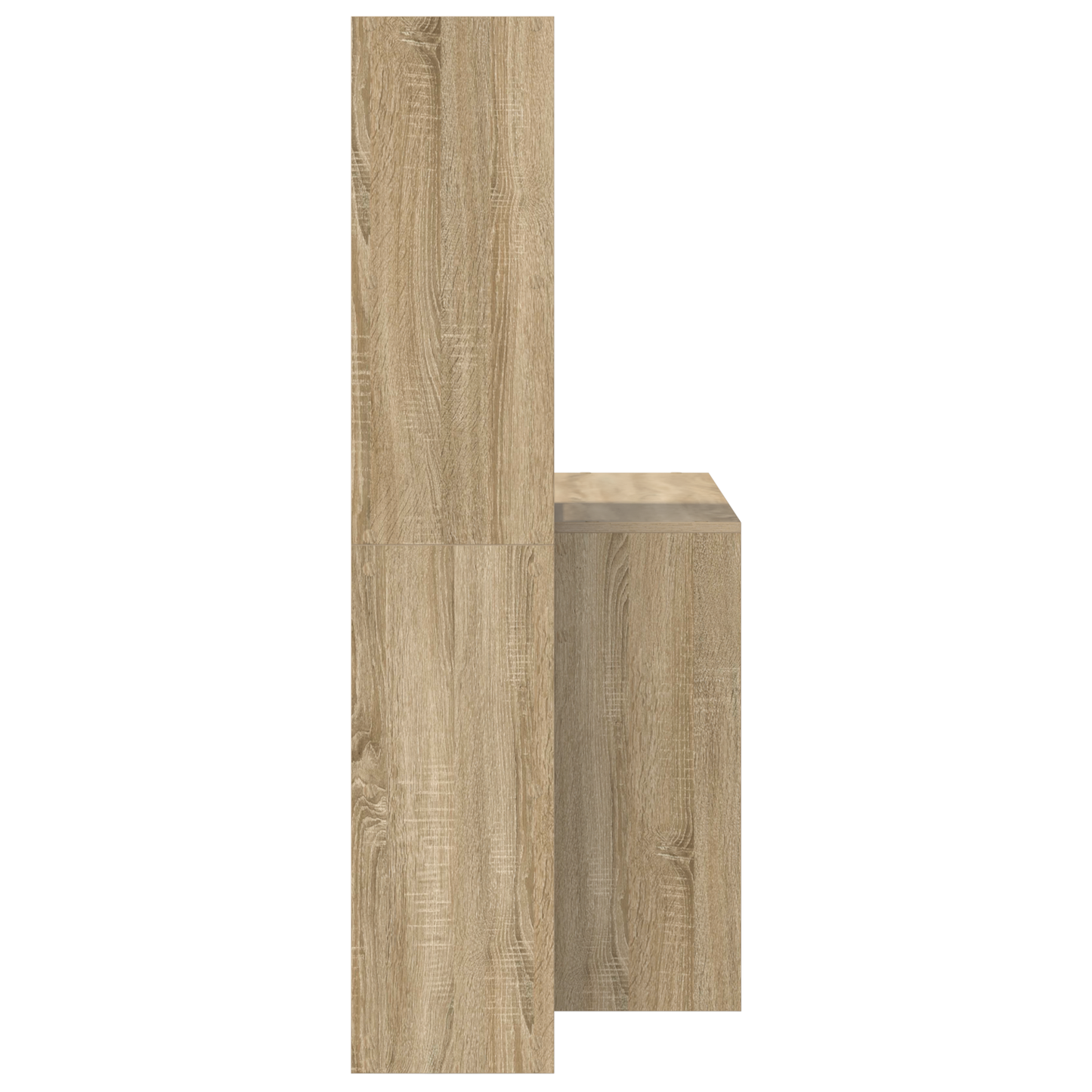 Skrivebord Sonoma eik 138,5 x 55 x 143 cm Konstruert tre