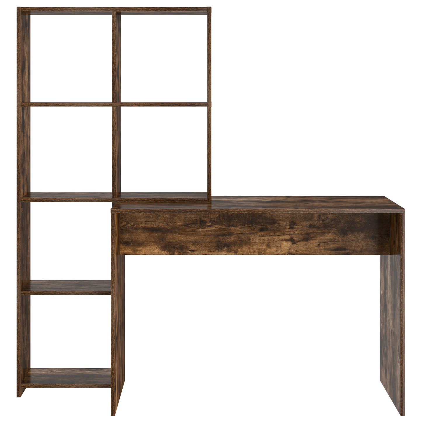 Skrivebord Røkt eik 138,5 x 55 x 143 cm Konstruert tre