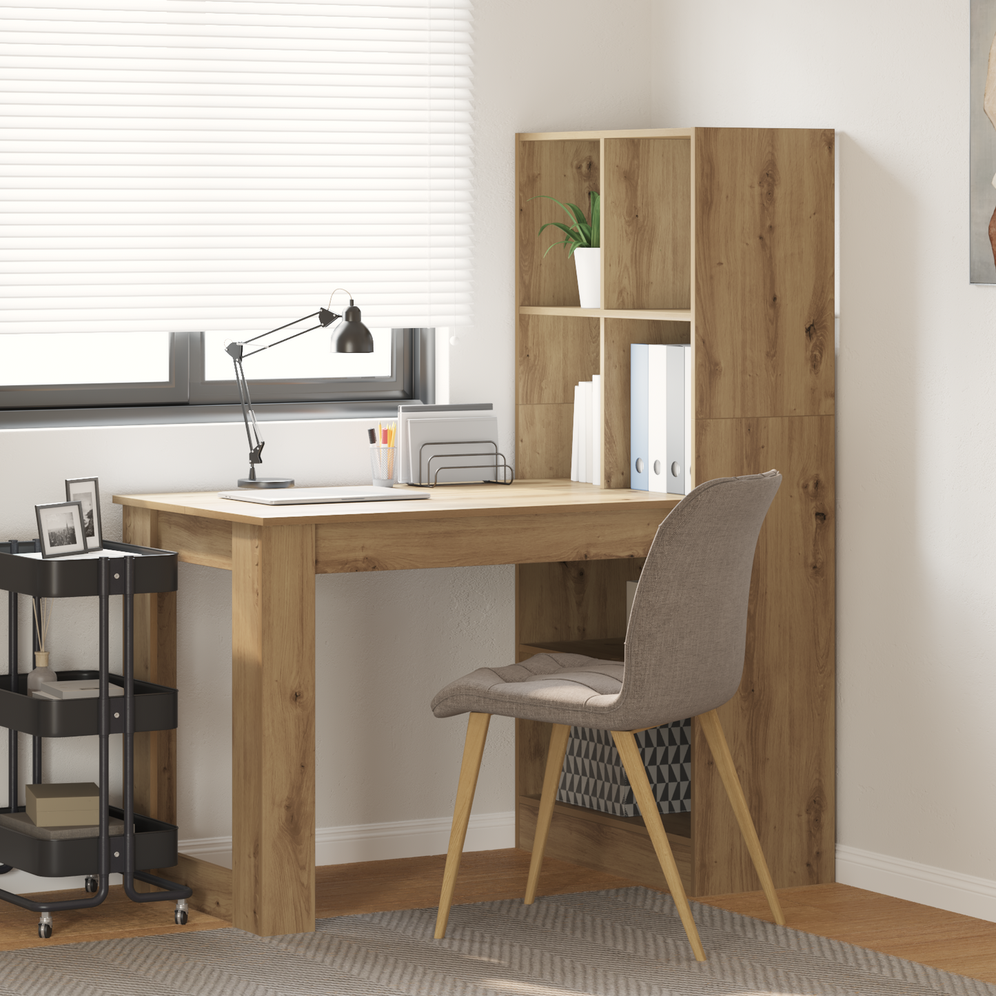 Skrivebord Artisan Eik Konstruert tre 122 x 67 x 145 cm