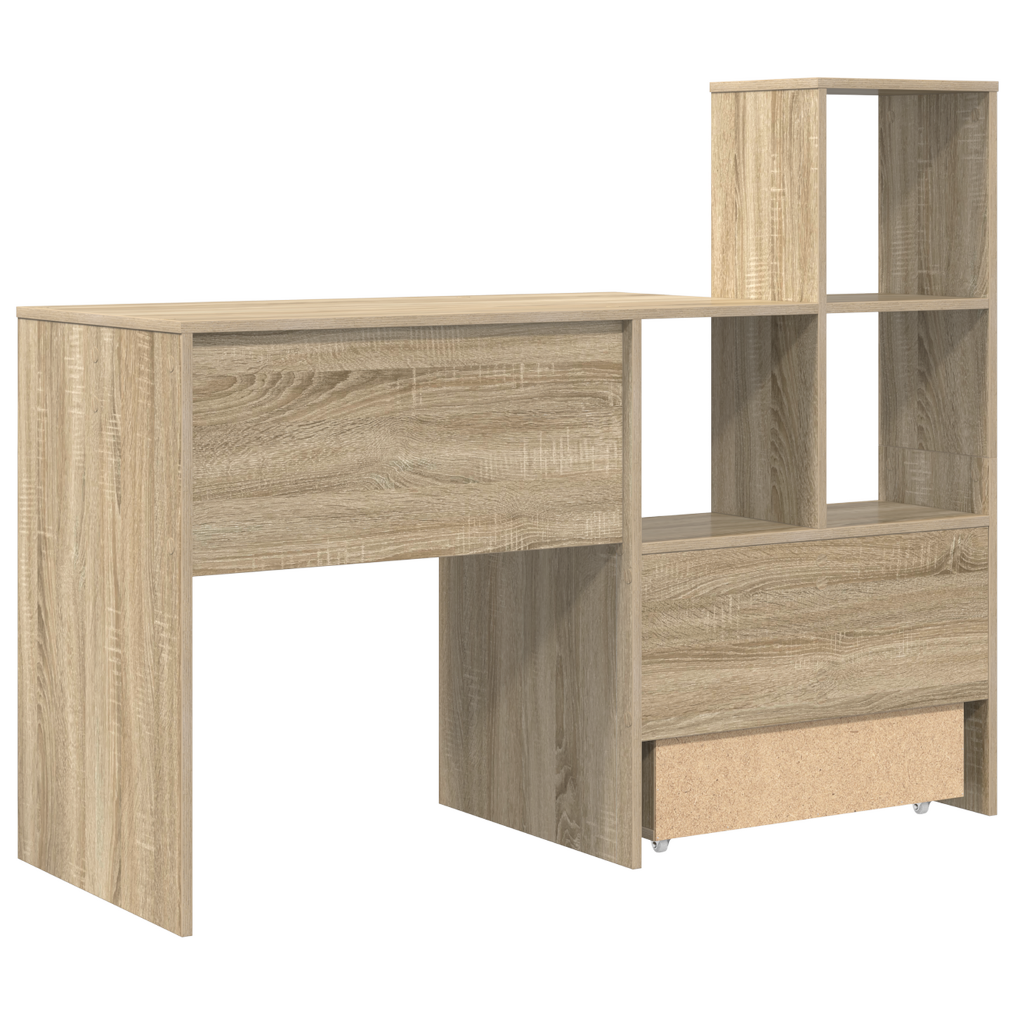 Skrivebord Sonoma eik 131,5 x 50 x 106,5 cm Konstruert tre