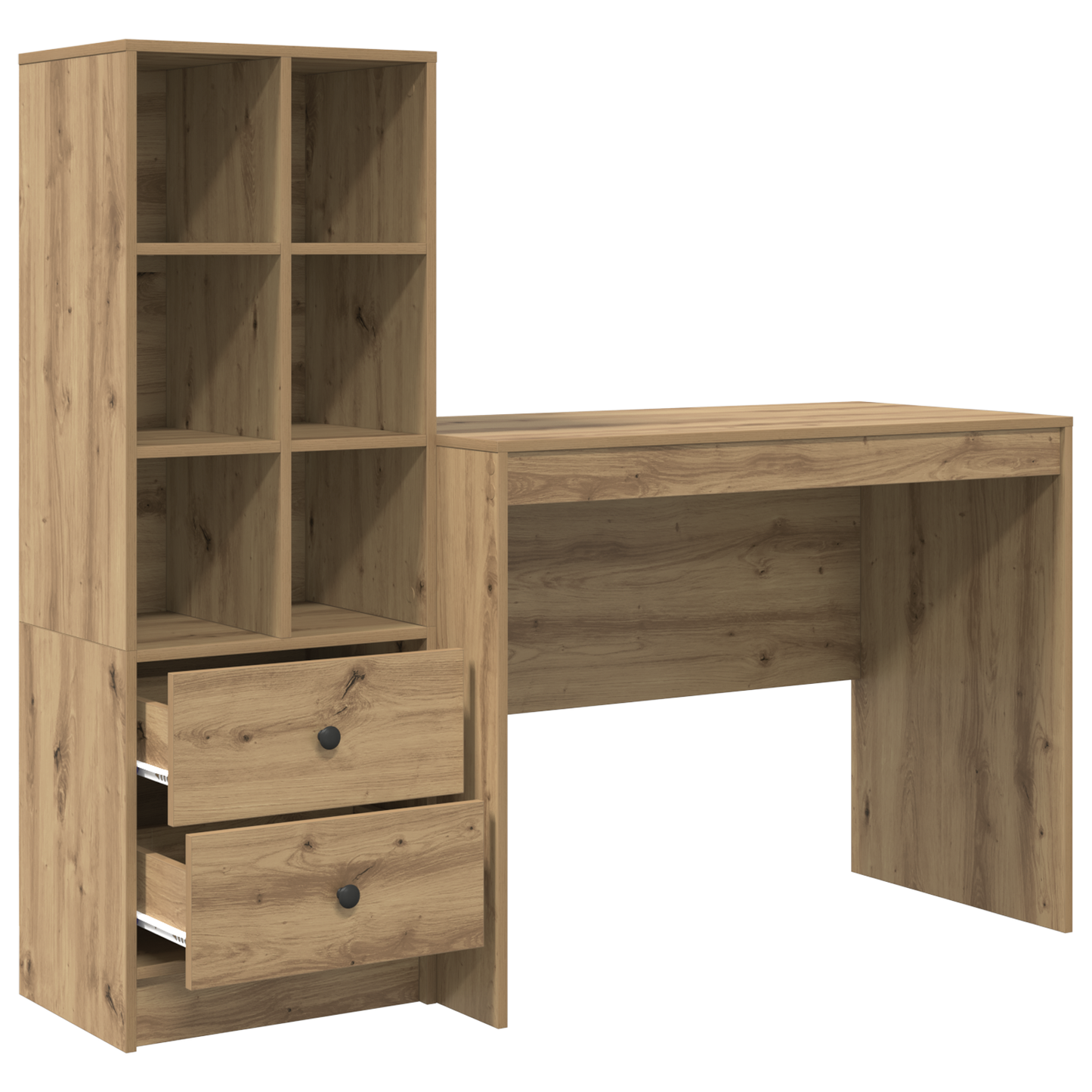 Skrivebord med skuff 2 pcs Artisan Eik