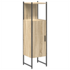 Baderomsinnredningssett med hylle 3 pcs Brun 33 x 33 x 120.5 cm
