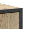 Baderomsinnredningssett med hylle 3 pcs Brun 33 x 33 x 120.5 cm