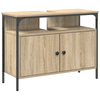 Baderomsskapsett med hylle 3 pcs Sonoma eik 80 x 30 x 60 cm