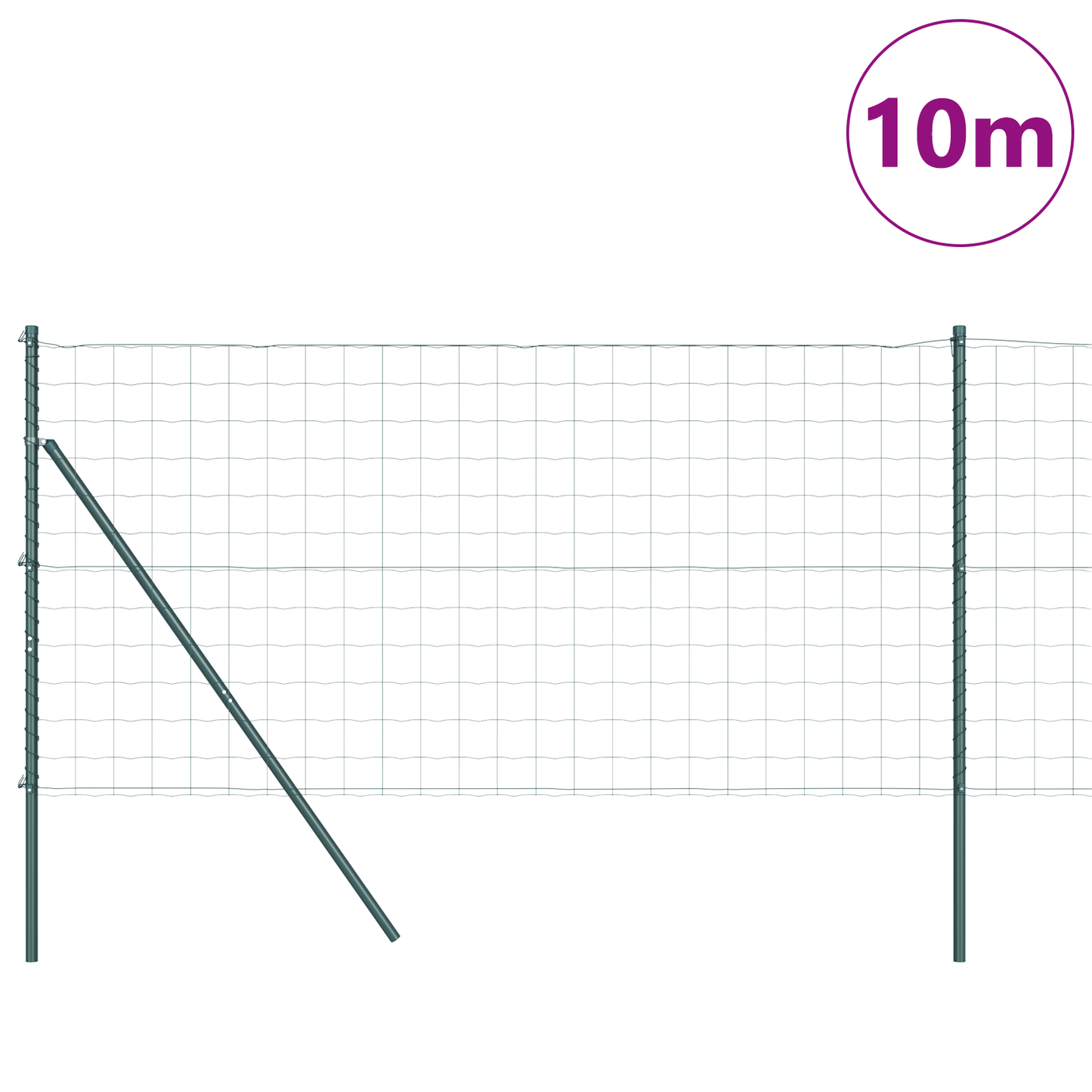 Euro Zaun Festemo 10 x 1,2 m PVC-belagt stål Grønn Mesh