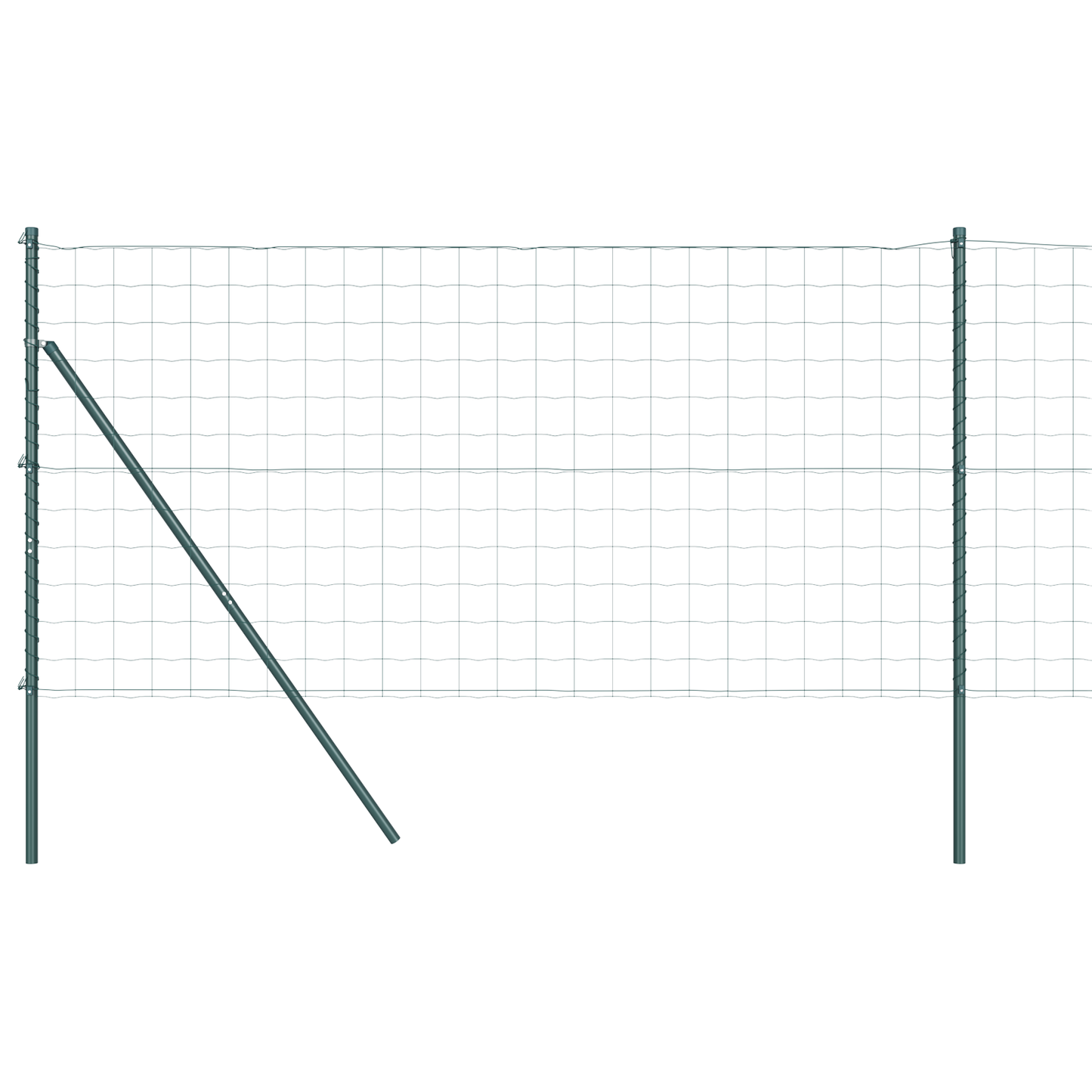 Euro Zaun Festemo 10 x 1,2 m PVC-belagt stål Grønn Mesh