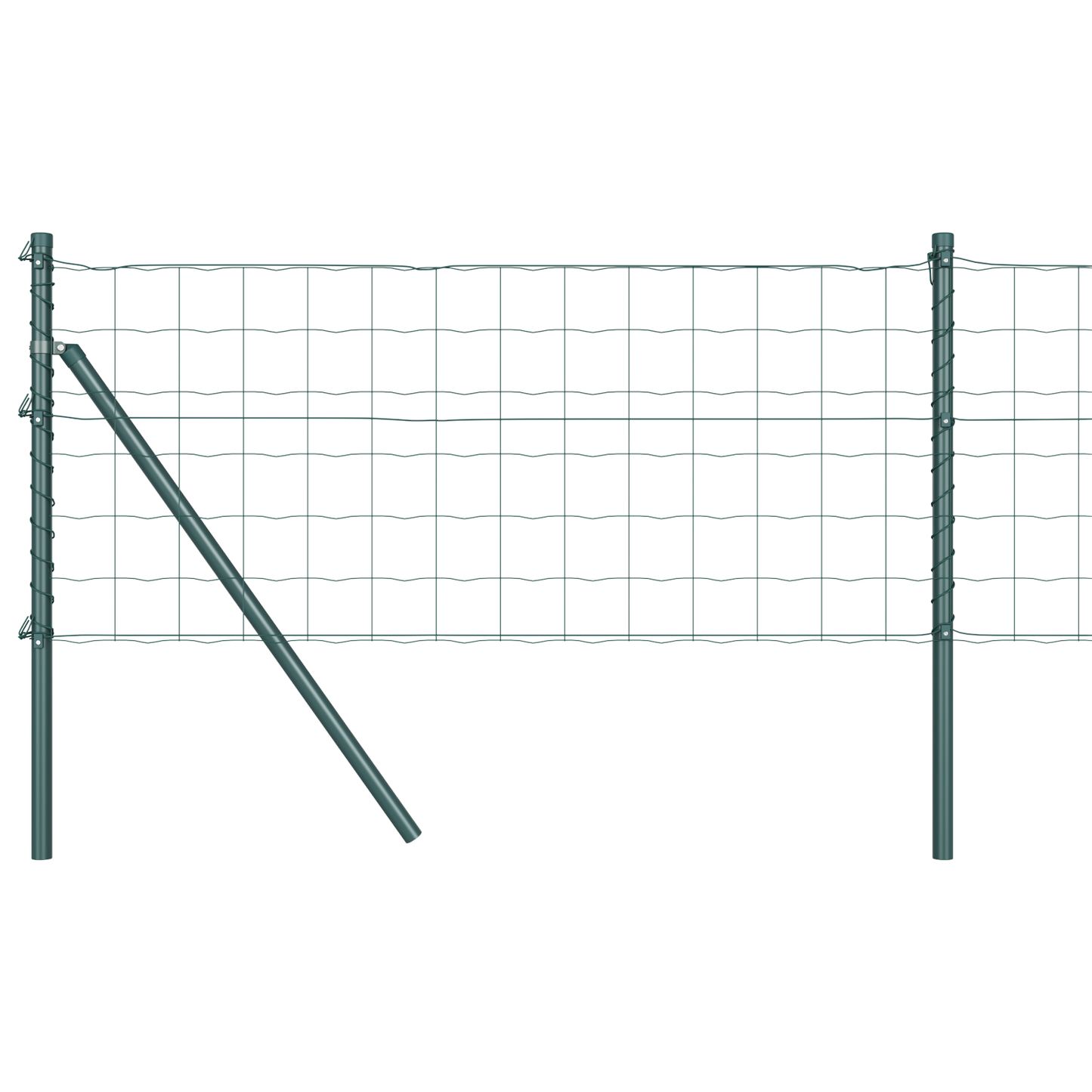 Euro Zaun Festemo 25 x 0,6 m PVC-belagt stål Grønn Mesh