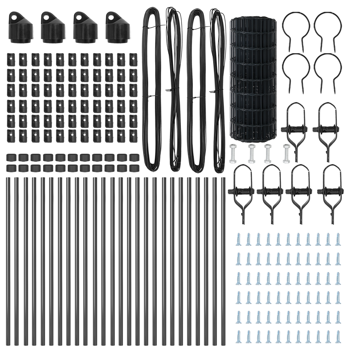 Euro Zaun Festemo 50 x 0,6 m PVC-belagt stål Grå Mesh