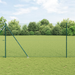 Kjedefence med topper 10 x 1,5 m PVC-belagt stål Grønn Mesh