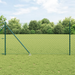 Kjedefence med topper 10 x 1 m PVC-belagt stål Grønn Mesh