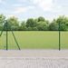 Kjedegjerde med betongbase 25 x 1,2 m PVC-belagt stål Grønn