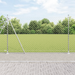 Utendørs Kjedefence med Betongbase 10 x 1,6 m Galvanisert stål