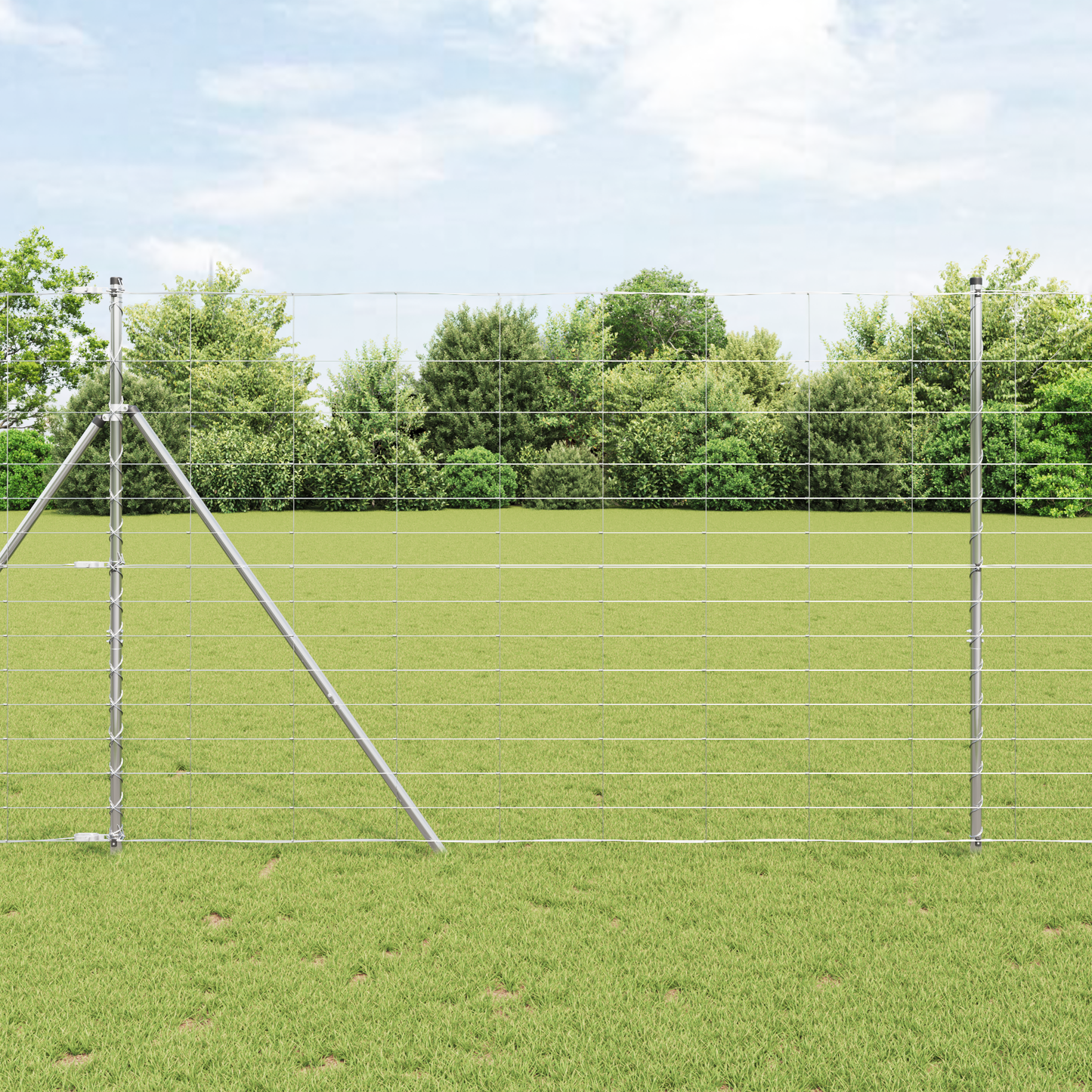 Gjerdepåle Galvanisert 50 x 1,6 m Stål