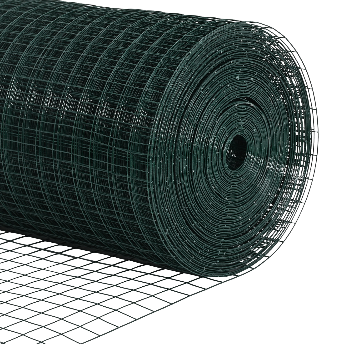 Sveiset trådgjerde for bakken 50 x 0,6 m PVC-belagt stål Grønn
