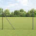 Sekskantet gjerde grunstift 10 x 1,6 m PVC-belagt stål Grå Mesh