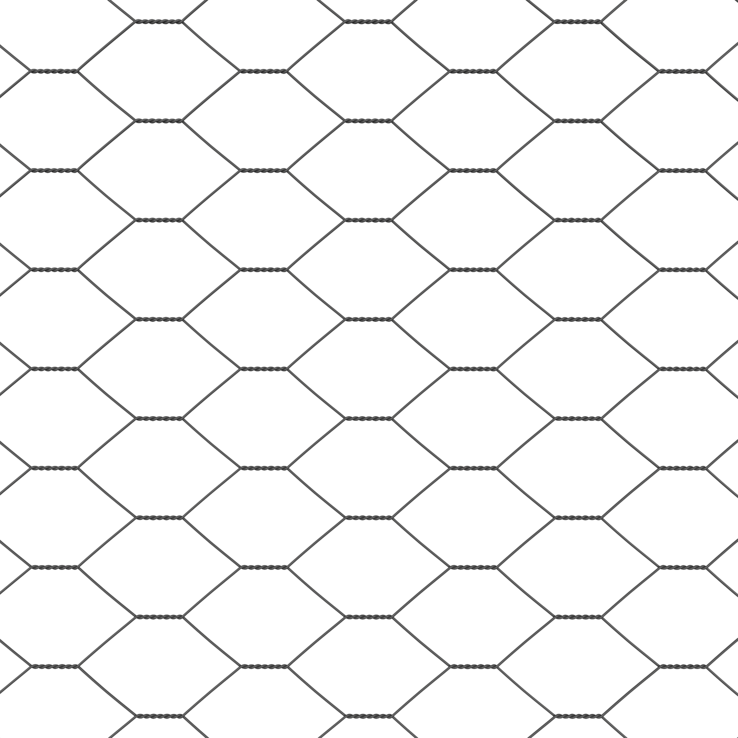 Sekskantet gjerde grunstift 100 x 0,8 m PVC-belagt stål Grå