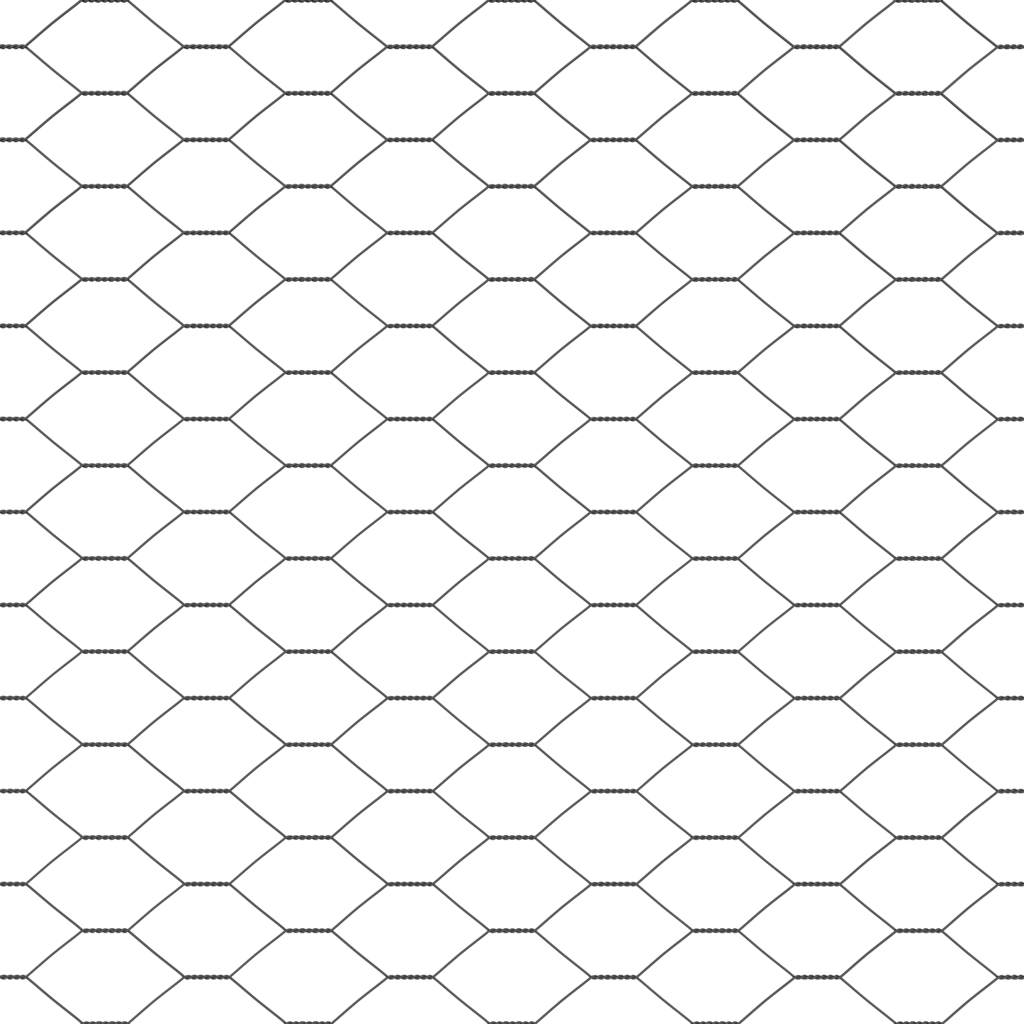 Sekskantet gjerde grunstift 100 x 1,2 m PVC-belagt stål Grå