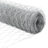 Gjerde med innlegg. sølv 1.2 x 25 m PVC-belagt stål