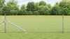 Gjerde med innlegg. sølv 0.5 x 25 m PVC-belagt stål