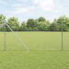 Gjerde med innlegg. sølv 1 x 25 m PVC-belagt stål